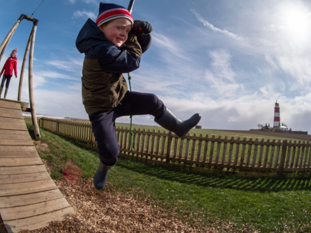 Boy playing