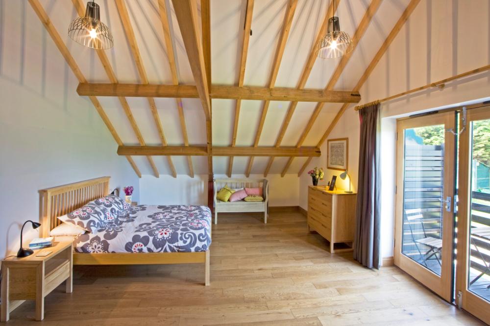 Bedroom in barn conversion