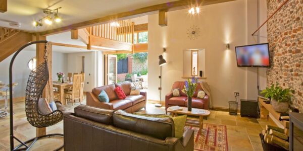 Open plan barn conversion