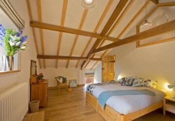 Bedroom in barn conversion