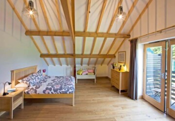 Bedroom in barn conversion