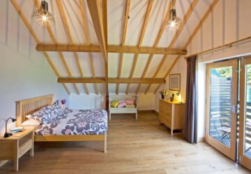 Bedroom in barn conversion